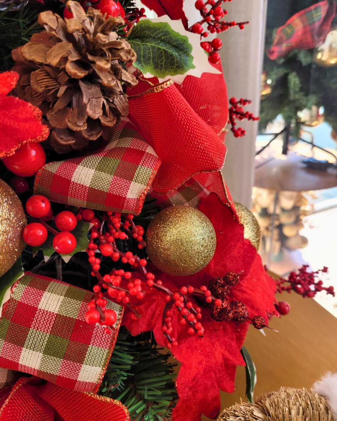 Mini Árvore de Natal Red Charm - 60cm