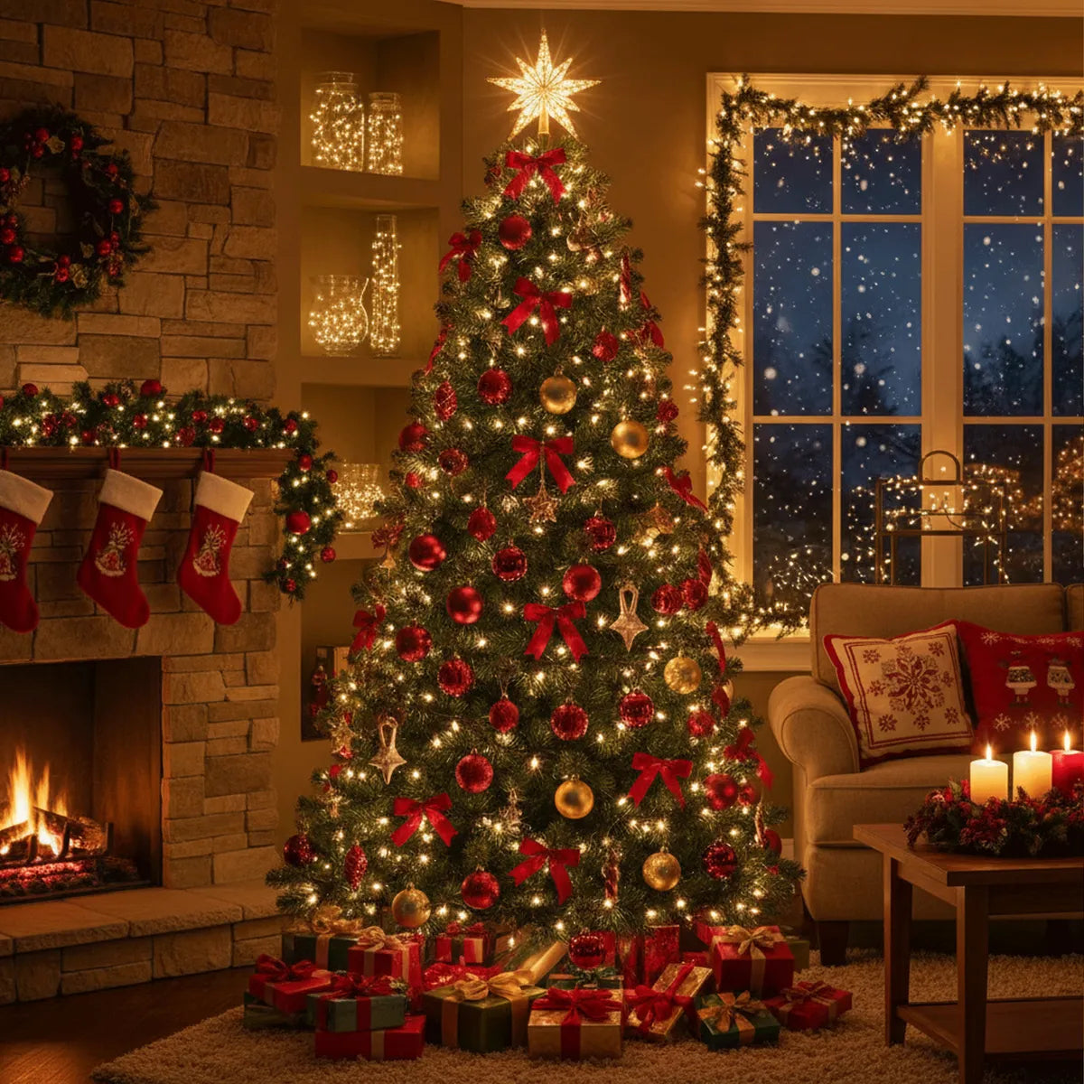 Árvore Natal Pinheiro Luxo Verde 240cm 1850 Galhos Verde