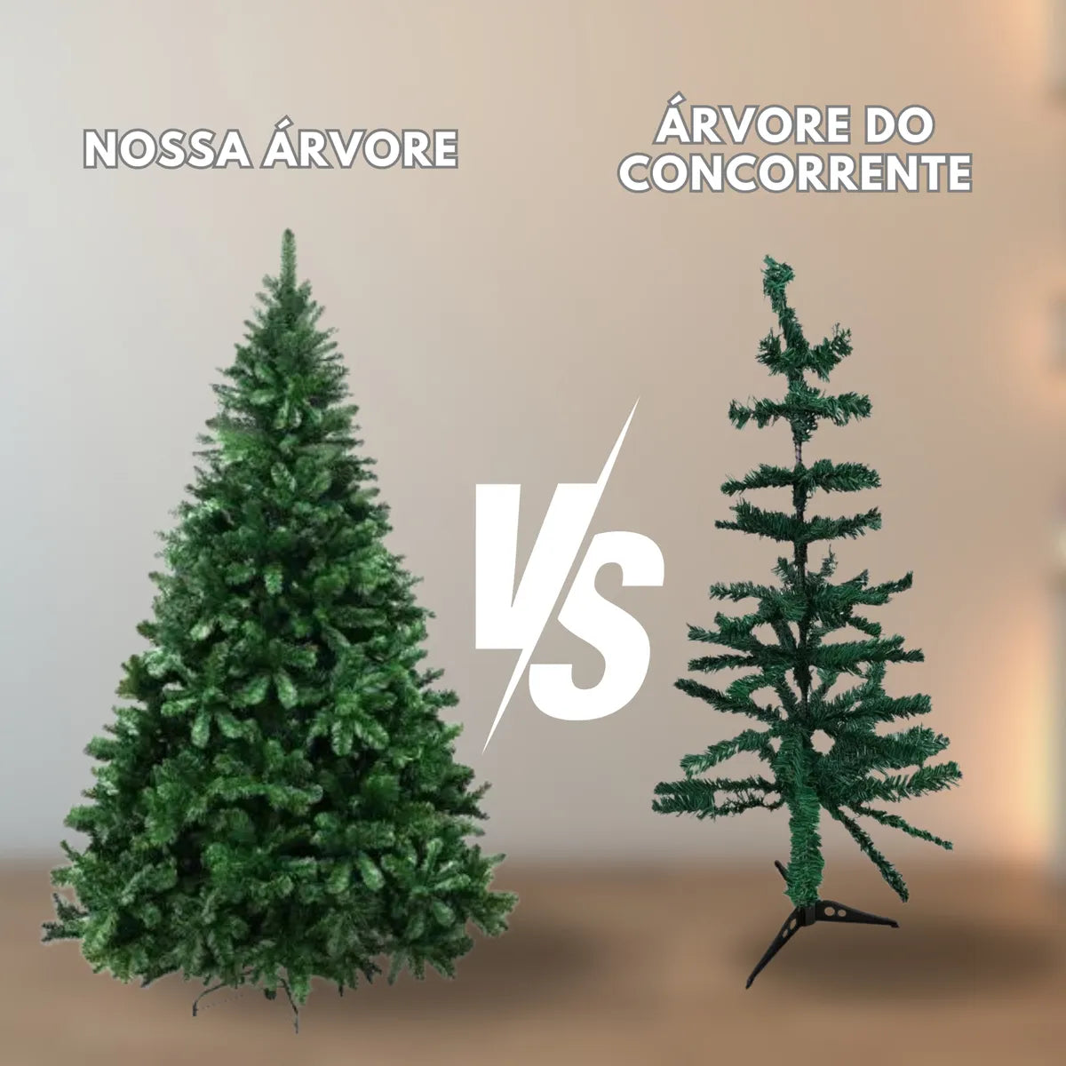 Árvore De Natal 2,1m 1500 Galhos Luxo Pinheiro Verde Cheia Verde