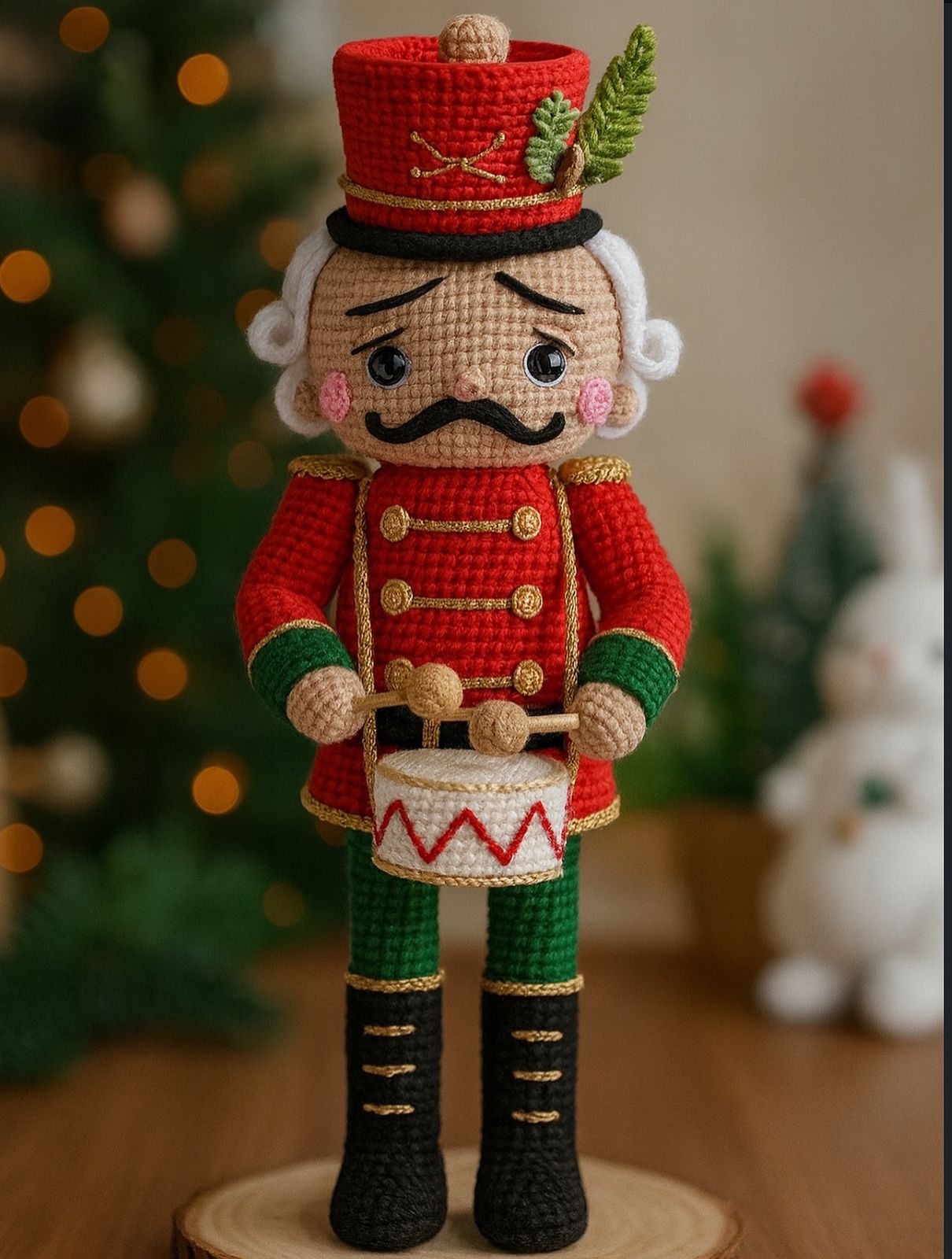 Quebra Nozes em Crochê 25cm