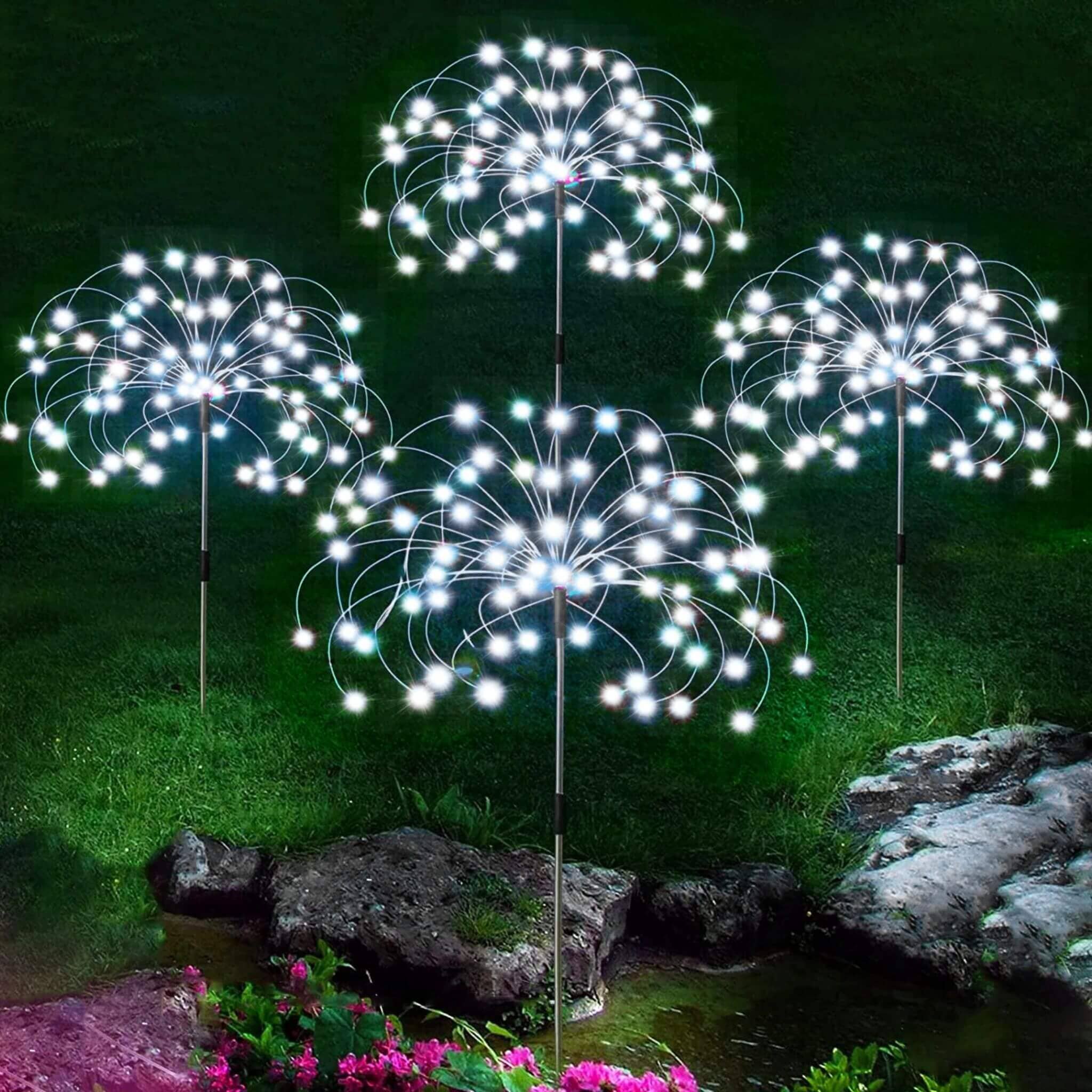 Led Solar Fogos de Artifício - Luzinhas de natal