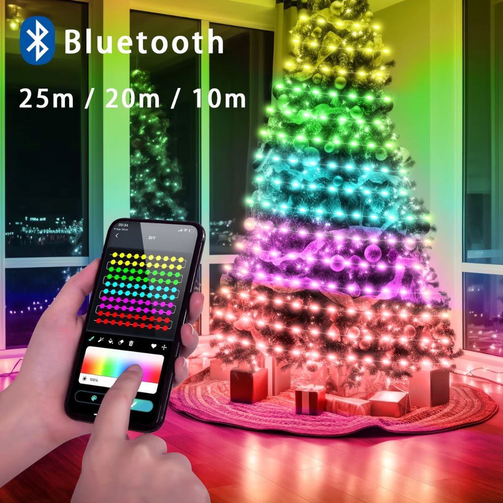 Pisca Pisca Inteligente LED De Natal