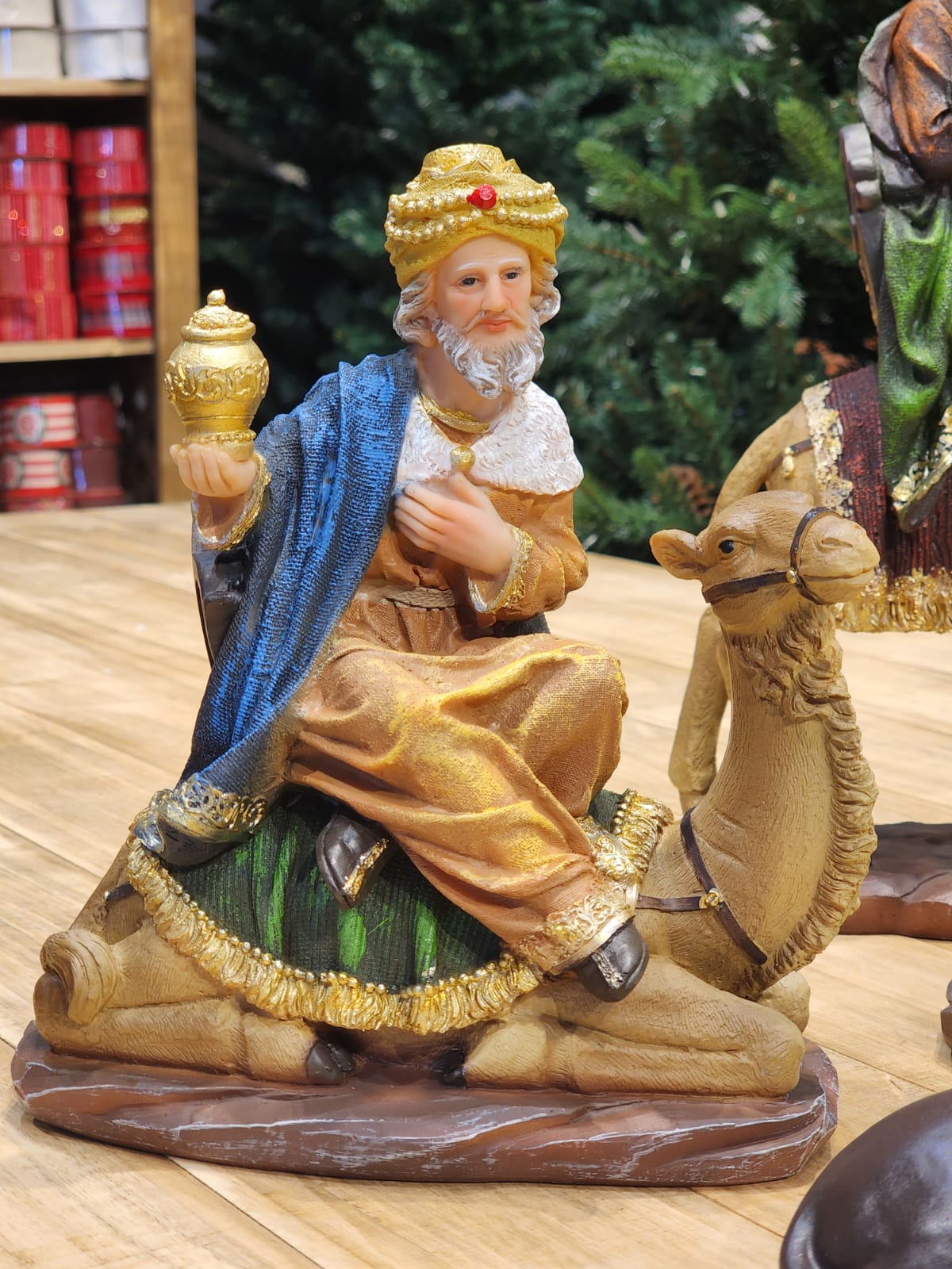 PRESÉPIO EM RESINA 11 PÇS LUXO