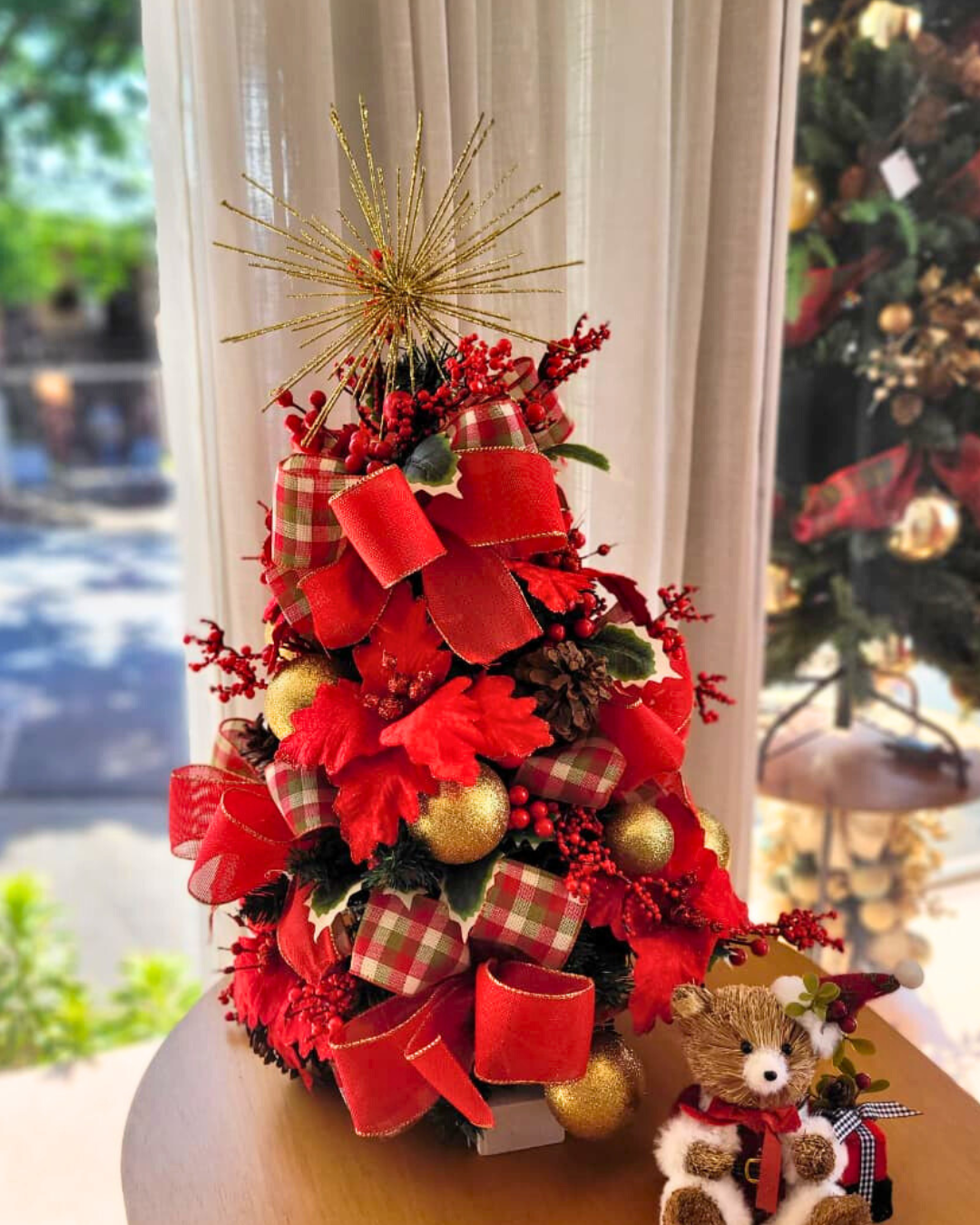 Mini Árvore de Natal Red Charm - 60cm