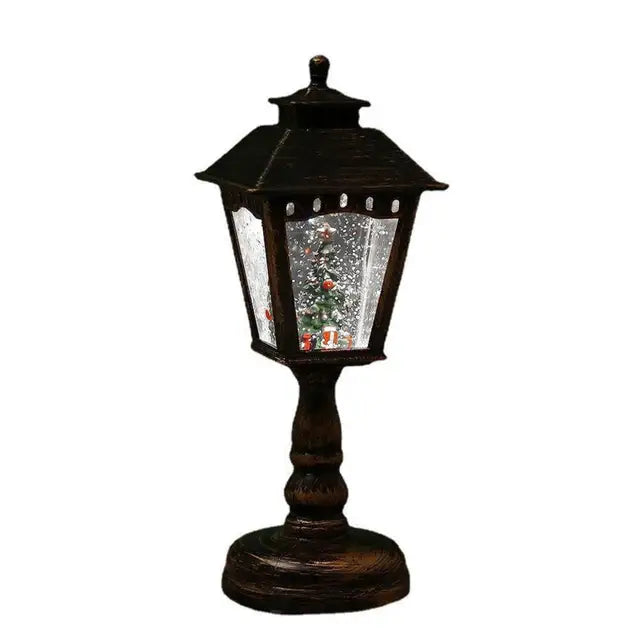 Gloco de Neve Paisagem com Led 21CM