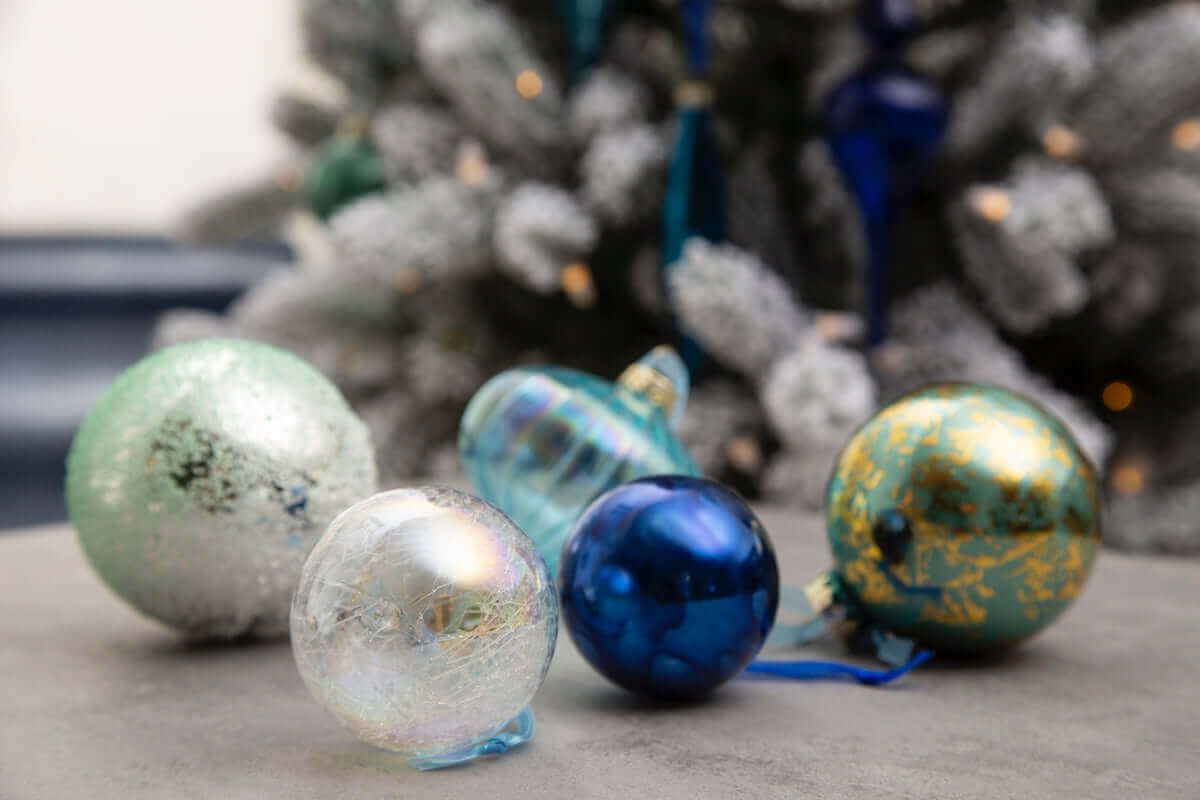 Conjunto De Enfeites Kit Com 15 Peças Fe Floco De Neve