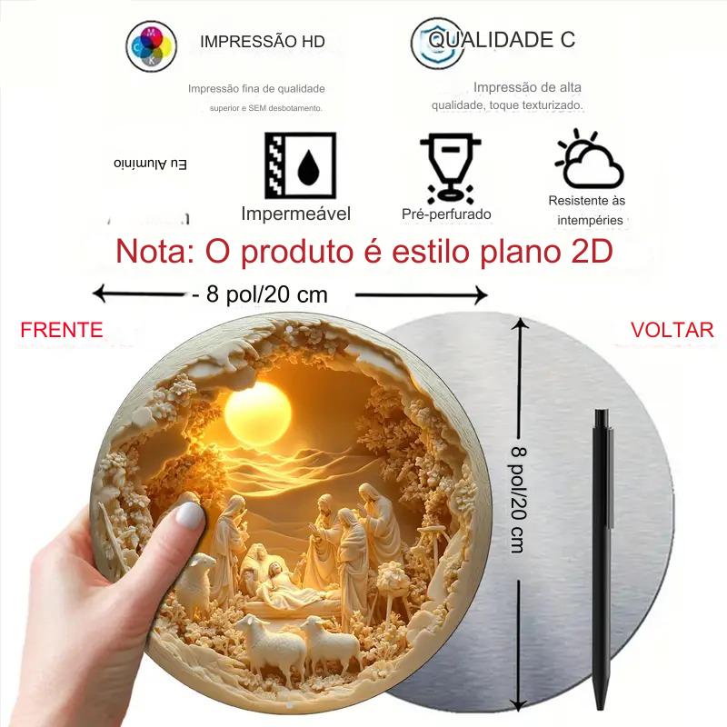 Presépio de Resina Cena Clássica de Natal