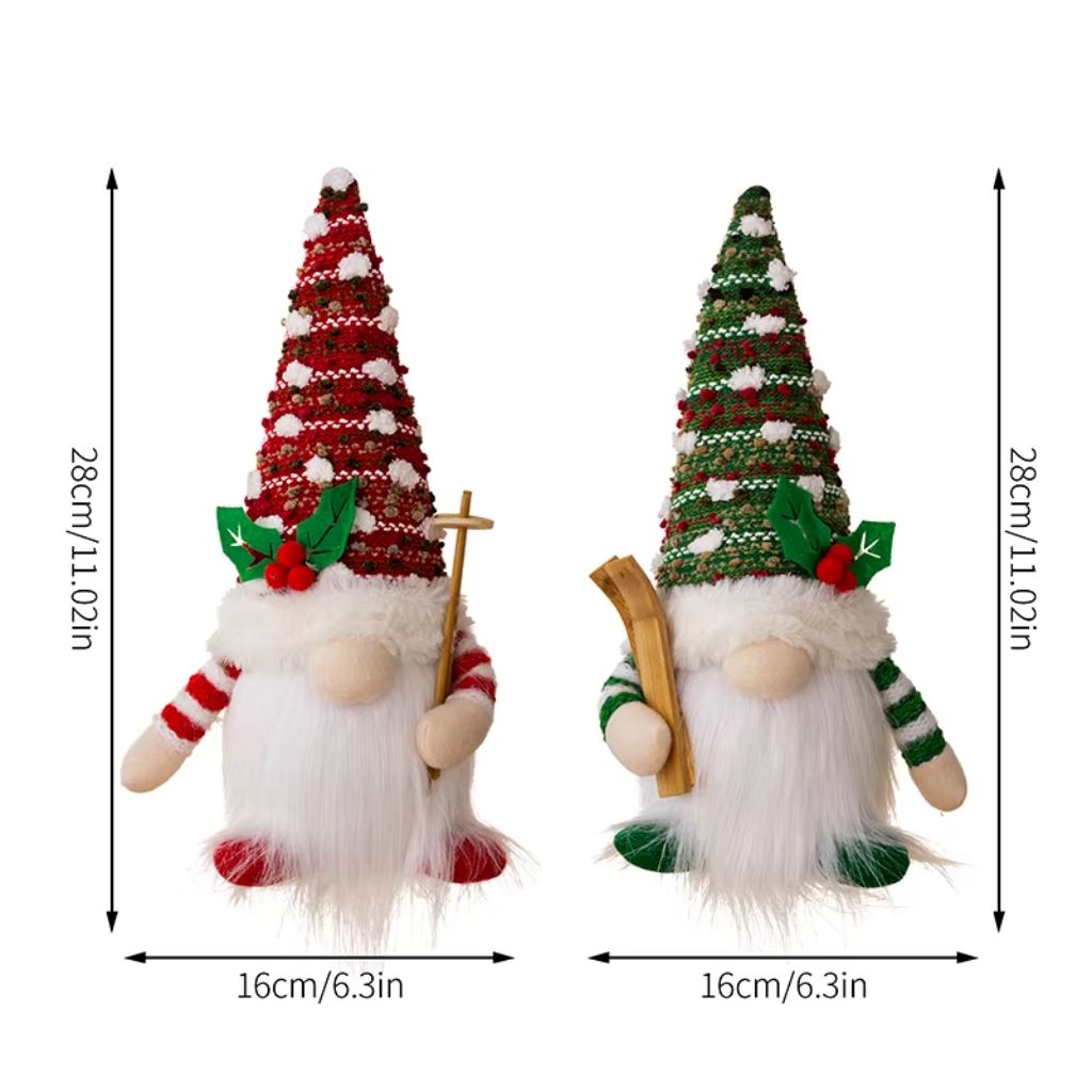 Decoração De Natal Gnomos De LED
