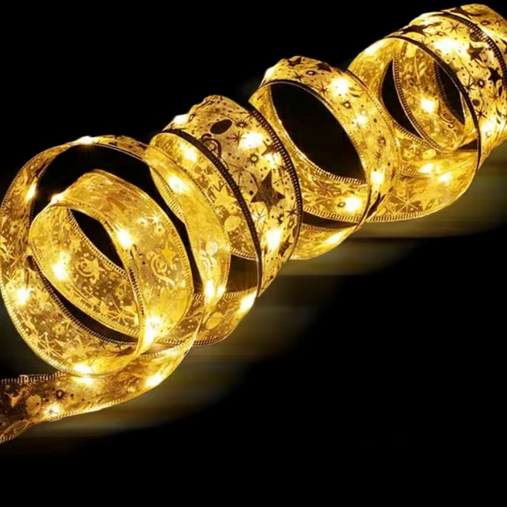 Fita LED Decorativa Para Árvore De Natal Lar Refinado
