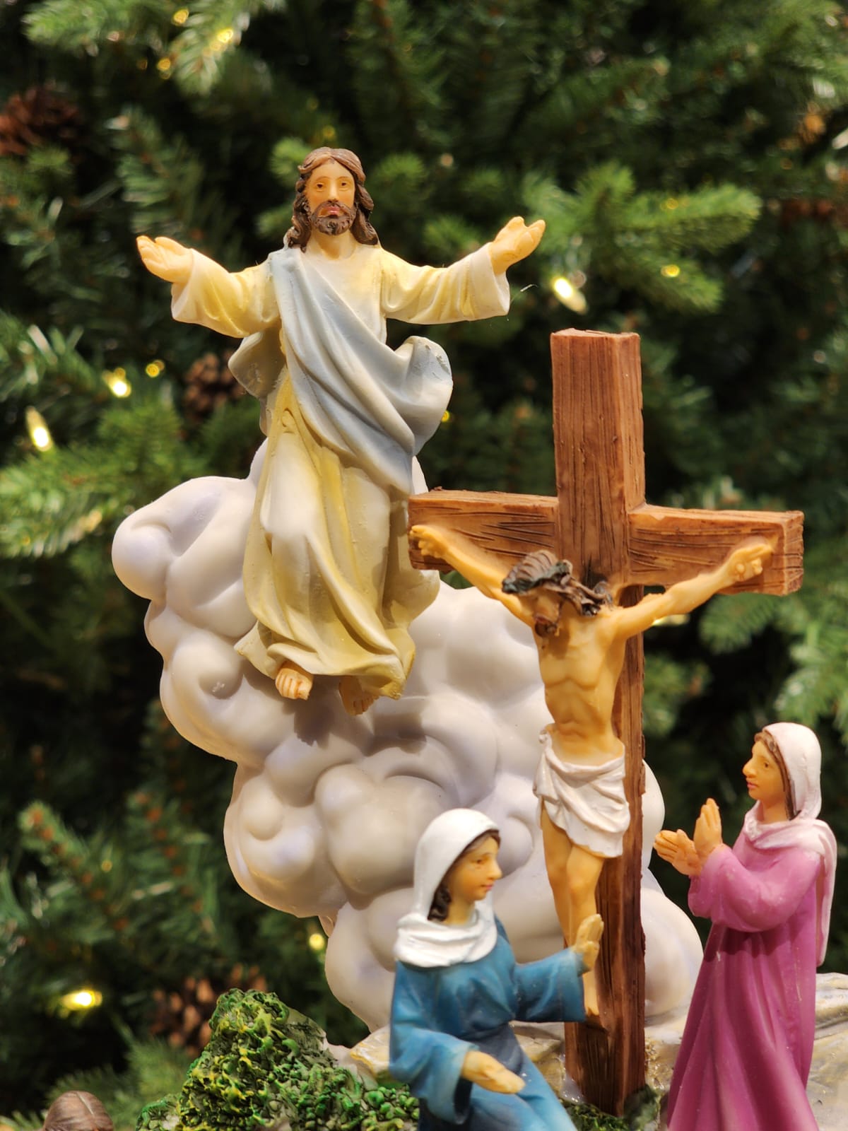 CENÁRIO A VIDA DE JESUS EM RESINA LUXO