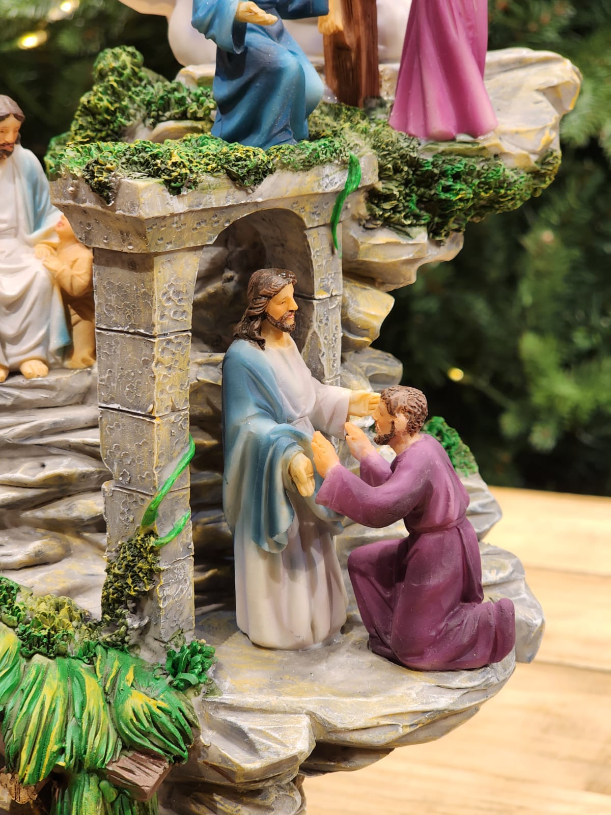 CENÁRIO A VIDA DE JESUS EM RESINA LUXO